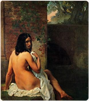 弗朗切斯科 海玆 Bather viewed from behind 弗朗切斯科 海玆 Bather viewed from behind